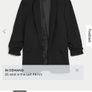 Ladies M&S Black Ruched Blazer: Size 10 Image 3