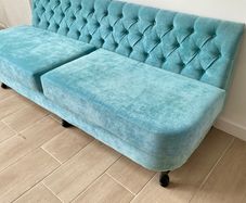 Turquoise Blue Designer Sofa