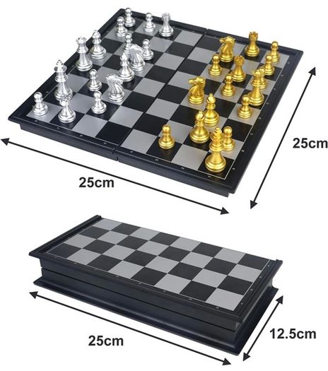 Chess Set Chess Board Game for Kids Adults with Magnetic Chess Pieces,Travel Chess Games Folding Chess Board Sets Educational Kids Toys (FREE POSTAGE)