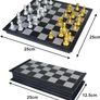 Chess Set Chess Board Game for Kids Adults with Magnetic Chess Pieces,Travel Chess Games Folding Chess Board Sets Educational Kids Toys (FREE POSTAGE) Image 5