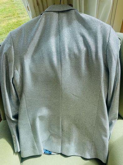 Oscar Banks Silver Blazer (UK Size 40)