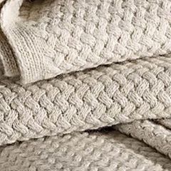 throw knitted