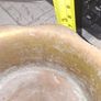 Middle Eastern Brass Bowl with Fine Incised Engravings and Floral Motifs, Postage available or Collection Image 6