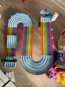 Mario Racetrack with 5 Cars
