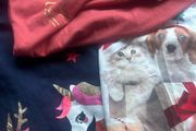 Age 8-10 H&amp;M Xmas long sleeve tops