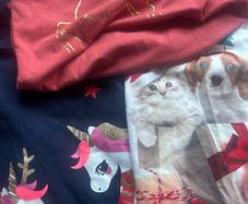 Age 8-10 H&M Xmas long sleeve tops