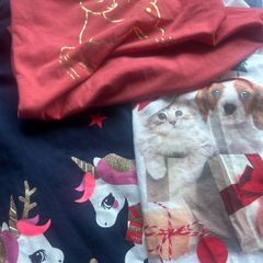 Age 8-10 H&M Xmas long sleeve tops