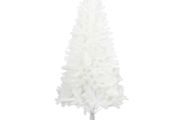 Artificial Christmas Tree Lifelike Needles White 210 cm