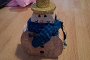 wooden snowman