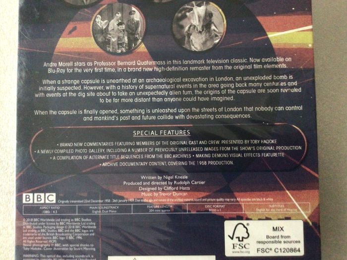Quarter ads and the Pit Blu Ray