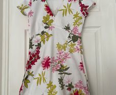Vintage CCDK Tunic Style Floral Pattern Top - Size 12