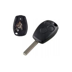 Replacement Car Remote Key Fob Shell For Dacia/Renault (3 buttons) (v1)