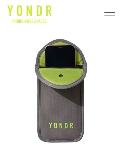 Yondr Phone Security Pouch Unlocked ID Sleeve XL phone