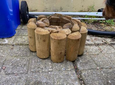 FREE Wooden Log Edging