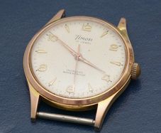 Vintage Timor Gents Mechanical gold Watch