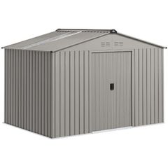 9 x 6ft Metal Garden Storage Shed