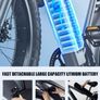 Cmacewheel J26 Fat Tire Electric Mountain Bike  - Black Image 3