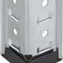 Heavy-Duty Shelving Unit, 5 Tiers, HWD: 200 x 90 x 60 cm, Silver up to 875 kg, basement & garage, storage rack, steel Image 8