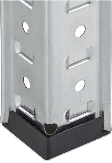 Heavy-Duty Shelving Unit, 5 Tiers, HWD: 200 x 90 x 60 cm, Silver up to 875 kg, basement & garage, storage rack, steel