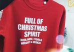 Funny Christmas jumper full of Christmas spirit