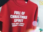 Funny Christmas jumper full of Christmas spirit