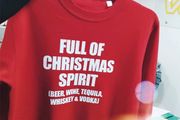 Funny Christmas jumper full of Christmas spirit