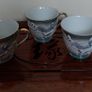 Vintage Japanese Geisha Moriage Lithophane  Coffee Set Image 6