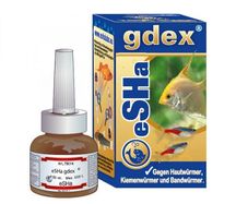 Esha Gdex 20ml Against Skin Flukes, Gill Flukes And Tapeworms