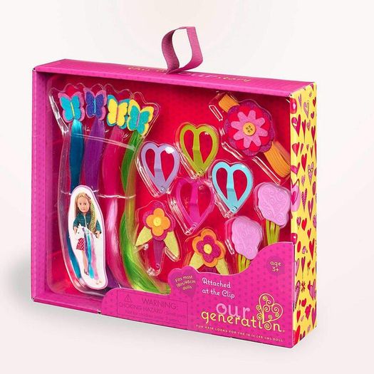 New: Our Generation Hair Dressing sets & chair
