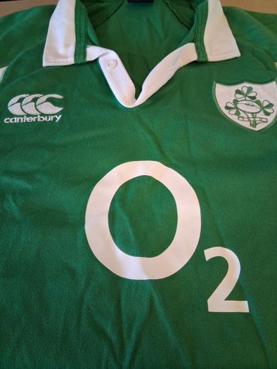 Ireland Rugby Jersey. Triple Crown Winning Jersey Year 2007. Official Canterbury Home Jersey. Authentic Original From The Time. Not A Modern Day Remake.