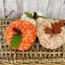Pumpkins. Handmade decoration. Image 3