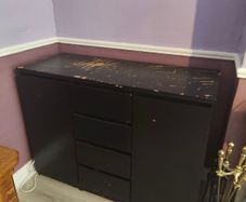 Black Painted Sideboard