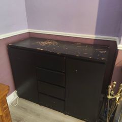 Black Painted Sideboard