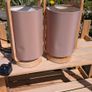 Job lot decor including 2 working lamps large oval mirror large print Image 3