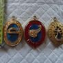3 X Oval Gilt & Enamel Masonic Lodge Pendants Image 10