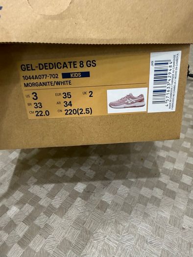 ASICS Gel Dedicate 8 GS Kids 35 Pink size 2