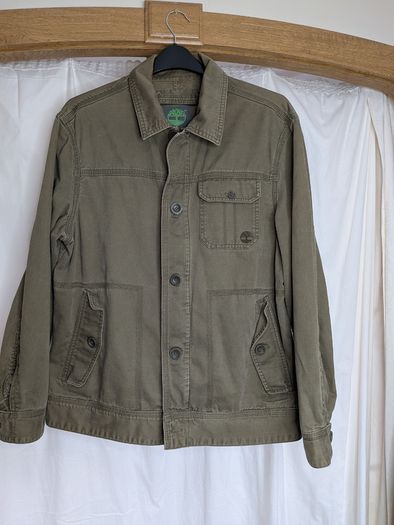 Timberland Men's Field Utility Jacket Size Large Khaki Canvas