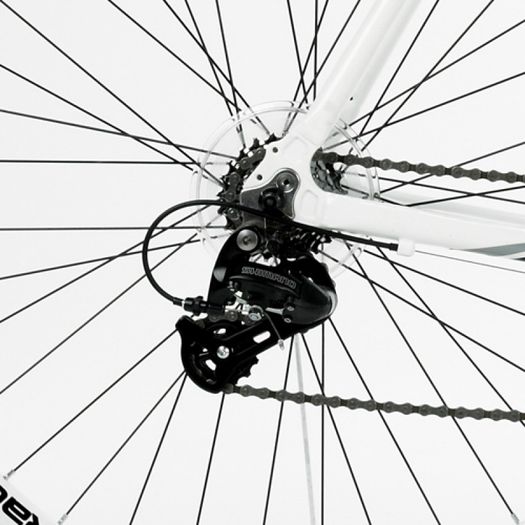 56cm Viking Palermo 16 Speed STI 700c Wheel Gents, White