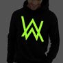 Alan Walker hoodie glow in the dark logo hoodie Alan walker dj hoodie jumper Image 3