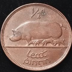 #167 - Ireland - 1928 - Half Penny - AU - KM.2