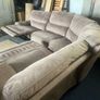 Beige corner recliner sofa delivery available Image 6