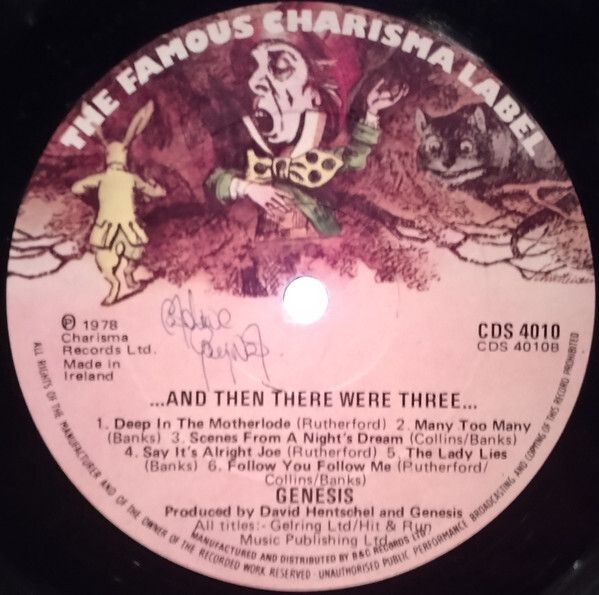 Genesis And Then There Were Three Irish pressing