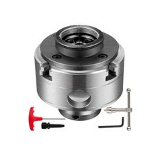 VEVOR Lathe Chuck, 95mm Chuck Diameter, Self-Centering Chuck for Woodworking, 1" x 8 TPI Chuck Thread, 4-Jaw Mechanical Lathe Chuck for Wood and Metal Lathes