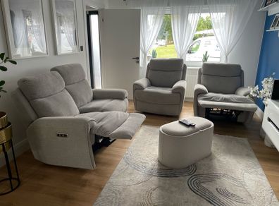 Electric sofa and 2 armchairs