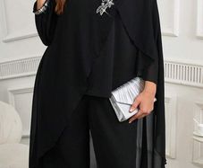 BNWT Black Shiffon Style Top size 20 - great for any party