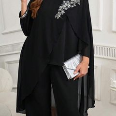 BNWT Black Shiffon Style Top size 20 - great for any party