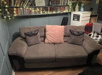 Grey 3 seater sofa