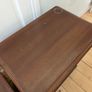 Set of two vintage hardwood bedside dressers Image 5