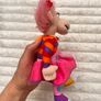 Zingzillas Panzee Soft Plush Cbeebies 2009 Mini approx. 22 cm. Vivid Used Dirty Please see photos Image 9