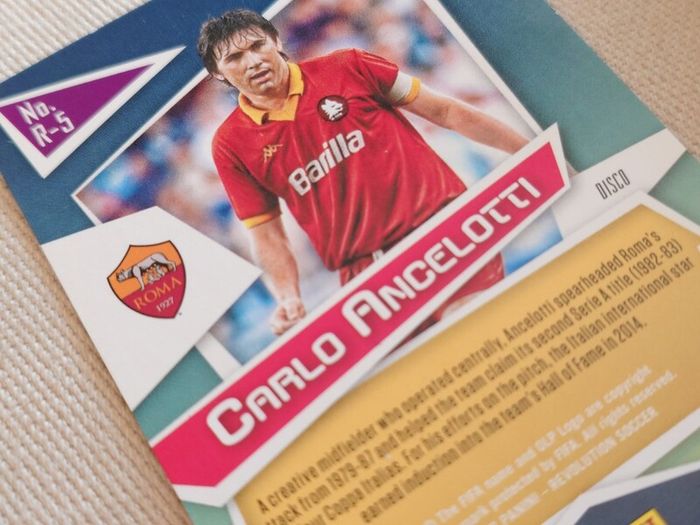 2017 Panini Revolution Revolutionaries Carlo Ancelotti  Disco /25